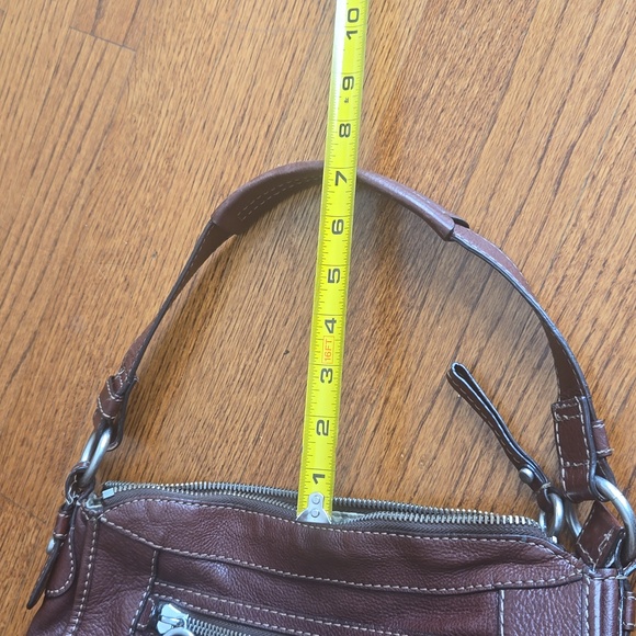 Fossil Brown Leather Shoulder Bag - Picture 8 of 14